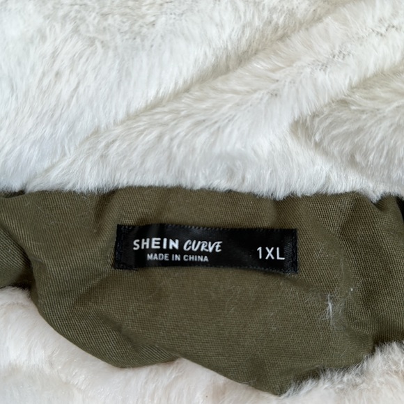 SHEIN Curve Lined Long Coat - Picture 5 of 6